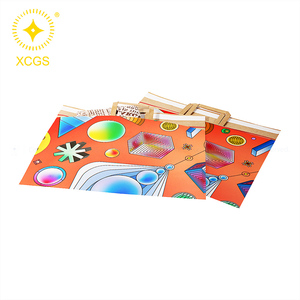 Buste con Manico in Carta Kraft Ecologica Personalizzate Biodegradabili Colore Naturale Sacchetto <span class=keywords><strong>per</strong></span> Imballaggio Riviste <span class=keywords><strong>Pacchi</strong></span> - Product Image 4
