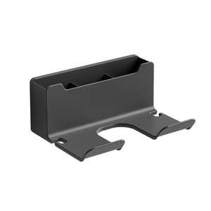 Hair dryer storage rack, no drilling required, bathroom hair dryer storage <b>bracket</b>, wall-mounted hair dryer holder. - Product Image 5