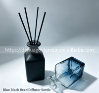 Diffuseur d'arômes sans flamme en verre de 150 ml avec fleurs séchées, pour maison et bureau, vente en gros usine