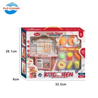 Ensemble de cuisine pour enfants amusant et raffiné à prix avantageux, jouet de jeu d'imitation, mini cuisine avec lumière