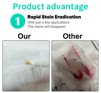 Stylo détachant KHY pour taches de vin, sang, encre, café, fruits, encre transparente, détachant instantané pour tapis et vêtements