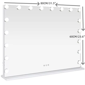 18 Dimmable dẫn bóng đèn trắng LED điều chỉnh độ sáng Vanity gương - Product Image 5