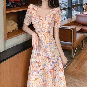 Großhandel Mode druck Strand Maxi kleider Zimm Boho Frau Kleider Formale Elegante Party Casual Blumen kleid - Product Image 6