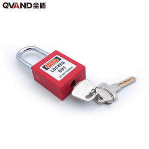 सबसे अच्छा निर्माण 6mm स्टेनलेस स्टील सुरक्षा डबल कुंजी प्लास्टिक कुंजी मास्टर औद्योगिक Loto सुरक्षा padlocks - Product Image 5