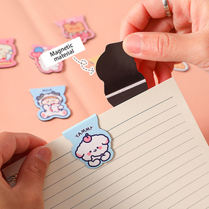 Maßgefertigte Großhandels-Lesezeichen mit Magnetverschluss, Personalisierte Papier-Faltlesezeichen mit UV-Druck, Recycelbare Werbegeschenke für Unternehmen - Product Image 1