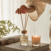 Coffret Cadeau Luxe Personnalisé pour la Maison : Diffuseur à Bâtonnets et Bougie en Cire de Soja – Fournisseur d'Usine OEM ODM Marque Privée