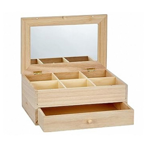 Custom natural bamboo tea bag organizer Tea storage organizer with lid and magnetic seal for tea bag bamboo storage box