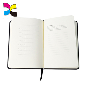 Vintage negro <span class=keywords><strong>de</strong></span> cuero <span class=keywords><strong>de</strong></span> diario cuaderno <span class=keywords><strong>de</strong></span> escritura con logotipo en relieve - Product Image 6
