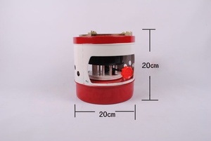 Réchaud <span class=keywords><strong>à</strong></span> <span class=keywords><strong>pétrole</strong></span> miniature Zethink 2608 pour camping en extérieur avec 10 mèches, réchaud émaillé, fournitures de cuisson et de grillades en gros - Product Image 3