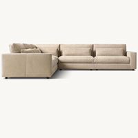 Rhoohill Custom ize Modernes Design Hochwertiges Villa-Sofa aus echtem Leder Indoor-Wohnzimmer möbel L-Schnitts ofa