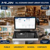 Station de travail intelligente pour bibliothécaire, équipée de RFID, pour la circulation des livres et la gestion des lecteurs dans les bibliothèques publiques