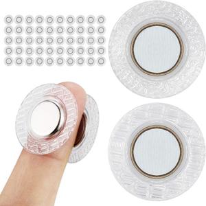 <span class=keywords><strong>Couture</strong></span> ronde magnétique réutilisable lavable avec <span class=keywords><strong>aimant</strong></span> caché <span class=keywords><strong>invisible</strong></span> en PVC fort de chemise coudre dans l'<span class=keywords><strong>aimant</strong></span> - Product Image 6