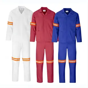 مصنع توريد مخصص ملابس مقاومة للحريق الصناعية ملابس العمل السلامة موحدة البضائع قطعتين للرجال