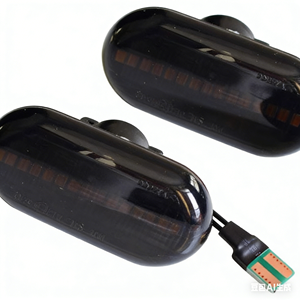 Luce Laterale Dinamica Sequenziale a LED per <span class=keywords><strong>Renault</strong></span> Opel Nissan Smart, Indicatore di Direzione a Flusso Continuo - Product Image 2