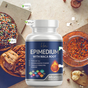 Approvisionnement en gros d'extrait d'Epimedium (Horny Goat Weed) en capsules, marque privée, 60 capsules, formule végétalienne, soutien immunitaire pour hommes - Product Image 3