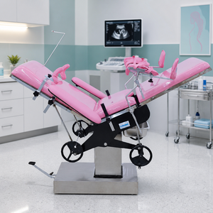 Cama de Partos Hidráulica Manual con Certificación CE YGC2003A, Mesa de Partos Obstétrica de Acero Inoxidable para el Cuarto de Maternidad del Hospital - Product Image 5