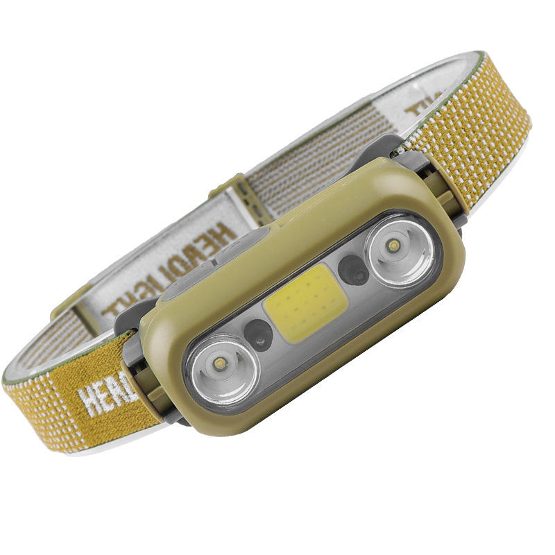 W909 Tricolor Headlamp - Military Green