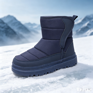 Stivali <span class=keywords><strong>Invernali</strong></span> <span class=keywords><strong>Termici</strong></span> TEC per Bambini, Completamente Foderati in Peluche, Impermeabili, Resistenti al Freddo, con Cinturino Magico Regolabile - Product Image 5