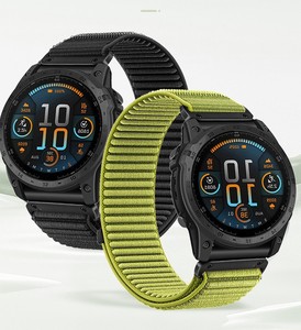 <span class=keywords><strong>Correa</strong></span> de Nailon con Velcro de Liberación Rápida para <span class=keywords><strong>Garmin</strong></span> Fenix 8 7 6 5, para <span class=keywords><strong>Garmin</strong></span> Fenix 6X Pro Solar / 5X Plus / 3 HR <span class=keywords><strong>Enduro</strong></span> - Product Image 1