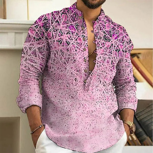 Camicia a maniche lunghe con stampa graffiti Pop art - Product Image 2