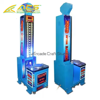 Machine de jeu d'arcade ACS Adult Amusement King Of Hammer, jeu de frappe au marteau à monnayeur en métal, en anglais