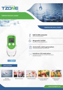 Registrador de datos de temperatura USB con informe PDF/<span class=keywords><strong>CSV</strong></span> Tzone New Temp U07 Grabador de temperatura multiuso - Product Image 5