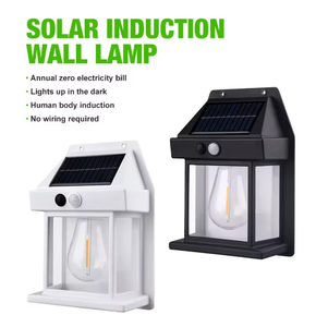 Lámpara de soporte de pared de inducción Solar LED con forma de <span class=keywords><strong>casa</strong></span> moderna para exteriores, diseño cuadrado de 3 modos para decoración <span class=keywords><strong>Interior</strong></span> de jardín, luz de pared - Product Image 5