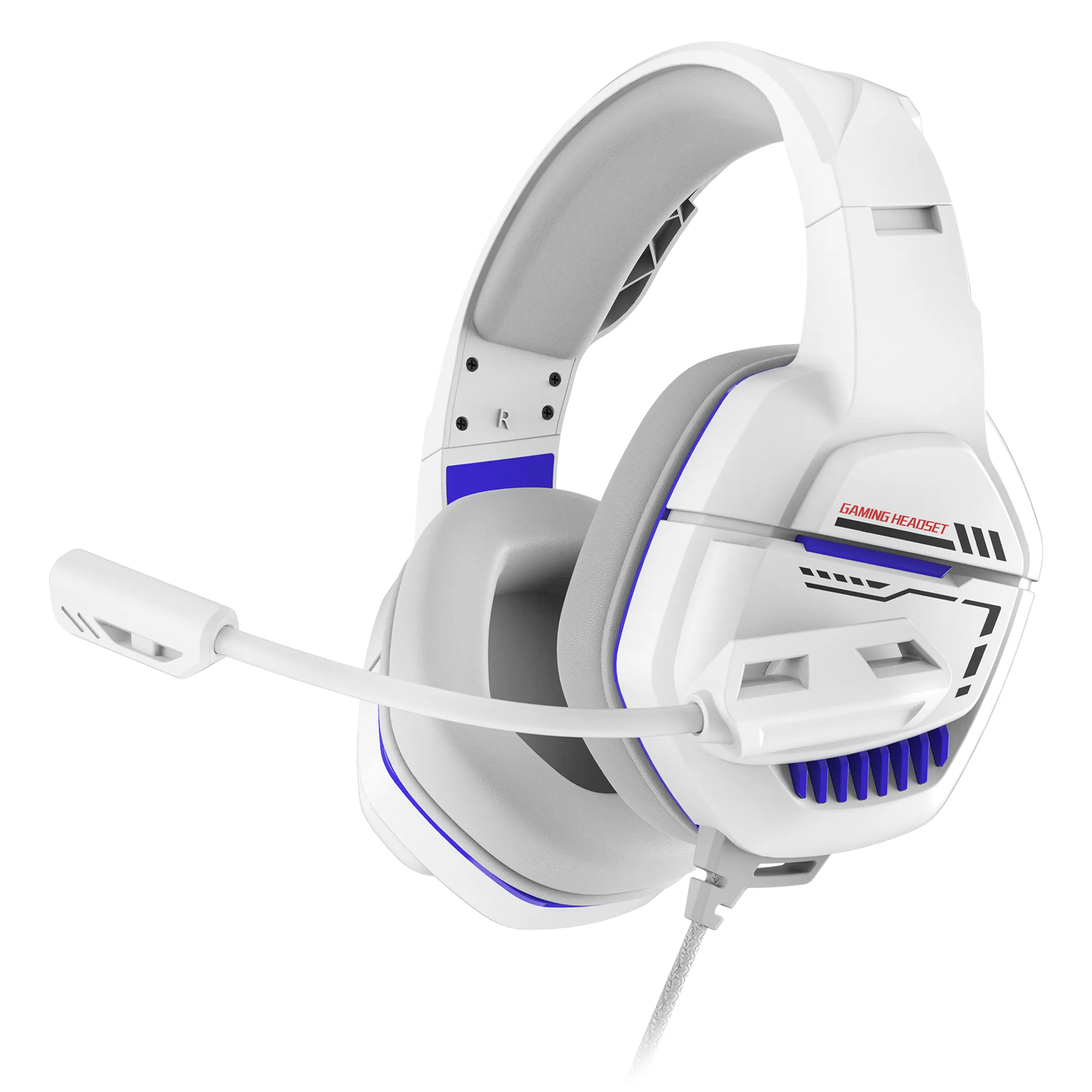 GX50 yüksek oyun için kaliteli hoparlör kulaklık daha iyi stereo ses kulaklık beyaz kulaklık