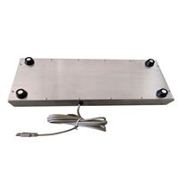 Clavier métallique IP65 pour l'extérieur, idéal pour les kiosques d'information publique, clavier de bureau amovible