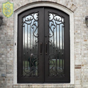 Portes d'entrée en métal cintré pour maison, designs de portes en fer forgé pour la maison, prix en Inde - Product Image 1