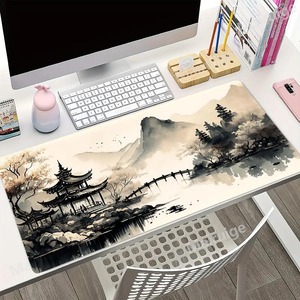 Traditional Chinese Painting PC Gaming Mouse Pads Gamer Mats Teclado Pad Mat <strong>Laptop</strong> Office Carpet 900X400 - Product Image 3