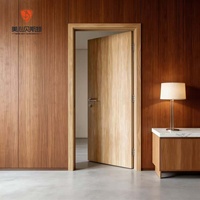 Portes intérieures en bois Mexin, portes coupe-feu, portes d'entrée, durables, résistantes à la chaleur, sûres, modernes, portes insonorisées pour hôtel