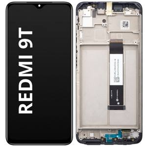 Écran tactile LCD Redmi 9T avec cadre noir - Product Image 1
