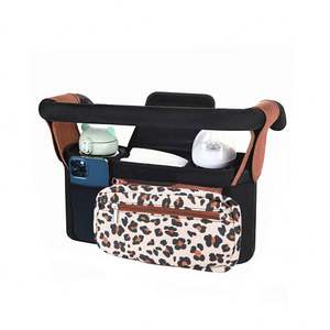 Bolsa cruzada universal multifuncional para cochecitos de bebé, cesta de almacenamiento colgante de material Oxford y bolsa de almacenamiento para carrito de mano - Product Image 4