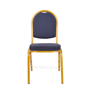 Chaise <span class=keywords><strong>de</strong></span> banquet bleu royal européen, dossier haut, cadre en métal doré, chaise <span class=keywords><strong>de</strong></span> réception VIP pour événement <span class=keywords><strong>de</strong></span> luxe, logo personnalisé disponible - Product Image 3