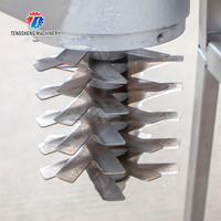 Hoge snelheid knoflookpersmachine, fijne textuur knoflookmaler, knoflookpasta productie-industrie