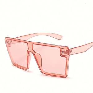 Lunettes de soleil surdimensionnées carrées pour femmes, style punk, avec rivets, logo personnalisé, tendance, vente chaude - Product Image 6