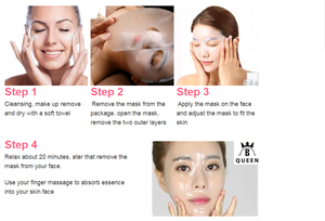 Mascarilla facial coreana antiarrugas e hidratante, para el cuidado de tu piel