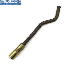 مرساة فولاذية طويلة ملولبة لبناء الجدران، مقبس رفع بذيل متموج، مطلية بالزنك ومقاومة للتآكل - Product Image 3