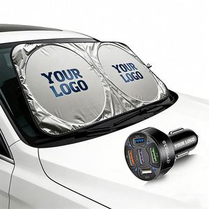 Wholesale Custom Logo Sun <b>Shade</b> With Uv Protection Foldable Design Sunshade for Car Dealer Promo Business Gift - Product Image 1