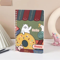 Cuadernos de Diario Bonitos Personalizables de Alta Calidad con Encuadernación Térmica y Espiral A5, con Cubierta de Papel Recubierto para Estudiantes