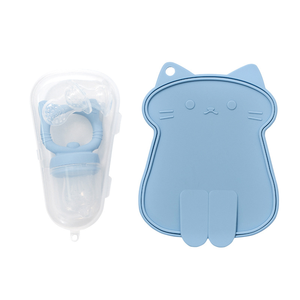 Moule à sucettes en silicone en forme de chat adorable pour fruits, avec étui de rangement, moule à glaçons pour lait maternel, plateau alimentaire congelé sans BPA - Product Image 6