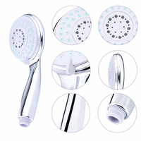 Douche à main haute pression dorée pour salle de bain, ensemble de support mural en laiton, finition chromée, kit de luxe au design moderne pour bain, qualité supérieure