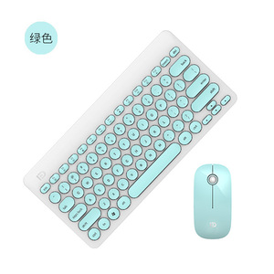Awireless Ik6620 Wireless Keyboard <b>Mouse</b> Combo 104 Keys Ultra Thin English For Desktop Laptop Home Office Gaming - Product Image 4
