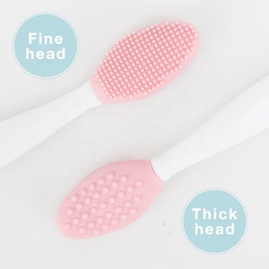 Épurateur en Silicone Double face, 1 pièce, <span class=keywords><strong>brosse</strong></span> pour le nettoyage du nez, exfoliant pour les lèvres - Product Image 5