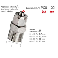 Raccord pneumatique en acier inoxydable 304, filetage 1/8, 3/8, 1/4, 1/2, pour tubes de 6, 8, 10, 12 mm, connecteurs rapides à torsion rapide pour tuyaux