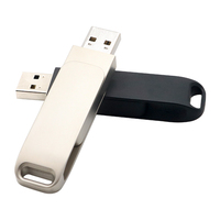 Flashdisk Logam Grosir Custom Logo Printing 8gb 16gb 32gb 64gb 128gb USB Flash Drive Kapasitas Besar Flash Drive 3.0