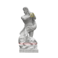Modern Outdoor Garden with Marble Figure Statue Sculptures Hand-Carved and Polished for Parks