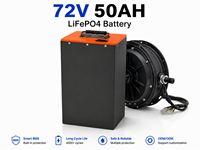 Moto électrique 76,8 V, batterie 72 V, vélo électrique, trottinette électrique, BMS intelligent cylindrique BT, batterie LiFePO4 liquide, garantie 5 ans, pack de batteries