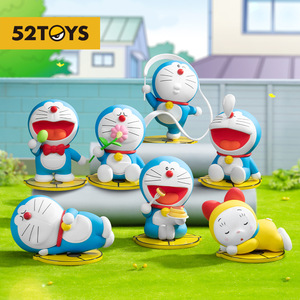 52TOYS <span class=keywords><strong>โด</strong></span>ราเอมอน ซีรีส์เวลาว่าง ชุดของเล่นสัตว์ญี่ปุ่น กล่องสุ่ม ของเล่นเทรนดี้ ฟิกเกอร์โมเดลแมวขยับได้ ของขวัญ - Product Image 2